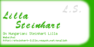 lilla steinhart business card